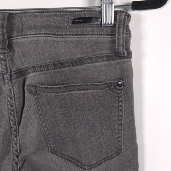 ANTHROPOLOGIE PILCRO Women’s Mid Rise Jeans Black Skinny No Size Tag 27 - Picture 10 of 12